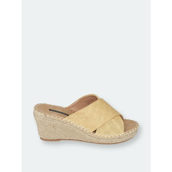 GC SHOES Darline Yellow Espadrille Wedge Sandals 4 GC SHOES Darline Yellow Espadrille Wedge Sandals - Image 2