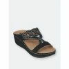 GC SHOES Ganni Black Wedge Sandals -GC SHOES Shop unnamed file 68
