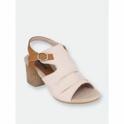 GC SHOES Kisha Blush Heeled Sandals Black