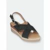 GC SHOES Gini Black Wedge Sandals -GC SHOES Shop unnamed file 713
