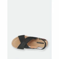GC SHOES Gini Black Wedge Sandals 10 GC SHOES Gini Black Wedge Sandals -GC SHOES Shop unnamed file 716