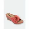 GC SHOES Tokyo Coral Wedge Sandals -GC SHOES Shop unnamed file 732