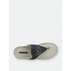 GC SHOES Allie Black Wedge Sandals -GC SHOES Shop unnamed file 738