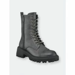 GC SHOES McKay Black Lace-Up Boots