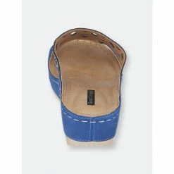 GC SHOES Ganni Blue Wedge Sandals -GC SHOES Shop unnamed file 75