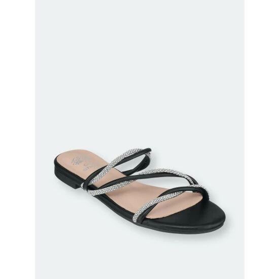 GC SHOES Ceela Black Flat Sandals 3 GC SHOES Ceela Black Flat Sandals