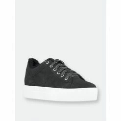 GC SHOES Tommy Black Platform Sneakers