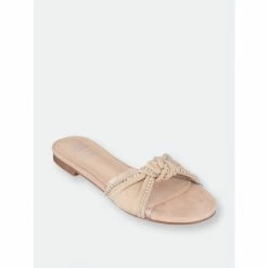 GC SHOES Rihanna Nude Flat Sandals