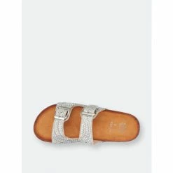 GC SHOES Holly Silver Footbed Sandals 10 GC SHOES Holly Silver Footbed Sandals -GC SHOES Shop unnamed file 778