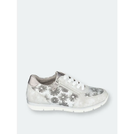 GC SHOES Palmer Silver Print Sneakers 4 GC SHOES Palmer Silver Print Sneakers - Image 2
