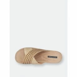 GC SHOES Isabella Gold Wedge Sandals 9 GC SHOES Isabella Gold Wedge Sandals -GC SHOES Shop unnamed file 793