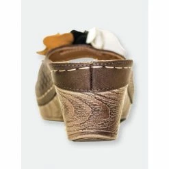 GC SHOES Juliet Bronze Wedge Sandals -GC SHOES Shop unnamed file 796