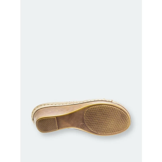 GC SHOES Juliet Gold Wedge Sandals 7 GC SHOES Juliet Gold Wedge Sandals - Image 5