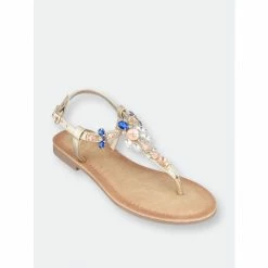 GC SHOES Josie Multi Flat Sandal Sandals Multicolor