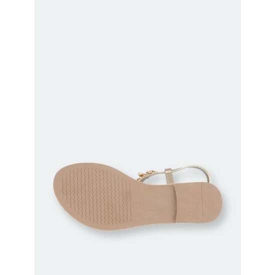 GC SHOES Josie Multi Flat Sandal Sandals Multicolor 6 GC SHOES Josie Multi Flat Sandal Sandals Multicolor - Image 4