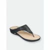 GC SHOES Jamm Black Flat Sandals -GC SHOES Shop unnamed file 826