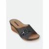 GC SHOES Bay Black Wedge Sandals -GC SHOES Shop unnamed file 839