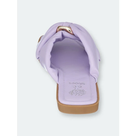 GC SHOES Perri Purple Flat Sandals 5 GC SHOES Perri Purple Flat Sandals - Image 3