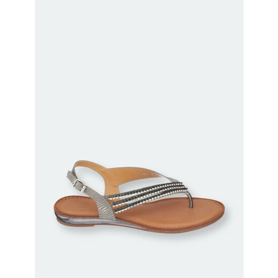 GC SHOES Mabel Black Flat Sandals 4 GC SHOES Mabel Black Flat Sandals - Image 2