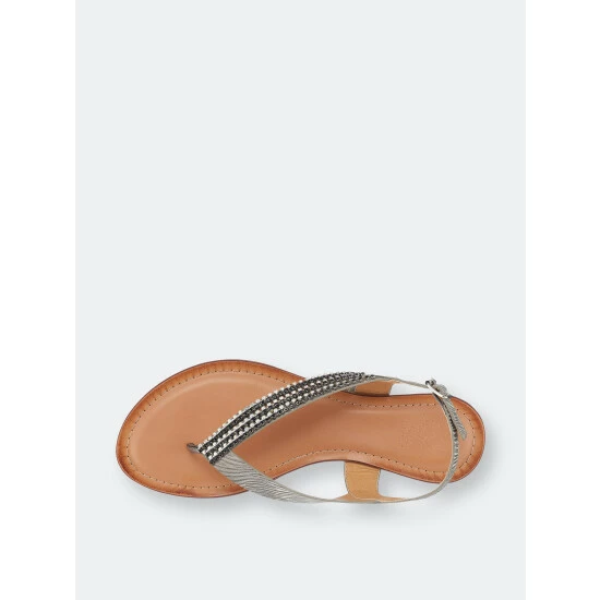 GC SHOES Mabel Black Flat Sandals 6 GC SHOES Mabel Black Flat Sandals - Image 4