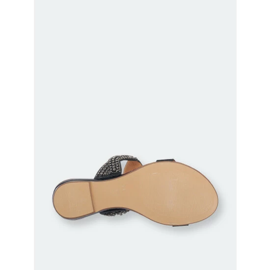 GC SHOES Jacey Black Flat Sandals 6 GC SHOES Jacey Black Flat Sandals - Image 4