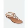 GC SHOES Selena Rose Gold Flat Sandals -GC SHOES Shop unnamed file 924