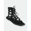 GC SHOES Alma Black Gladiator Sandals -GC SHOES Shop unnamed file 93