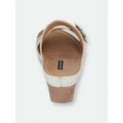 GC SHOES Cie Silver Wedge Sandals -GC SHOES Shop unnamed file 931