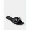 GC SHOES Rina Black Flat Sandals -GC SHOES Shop unnamed file 934