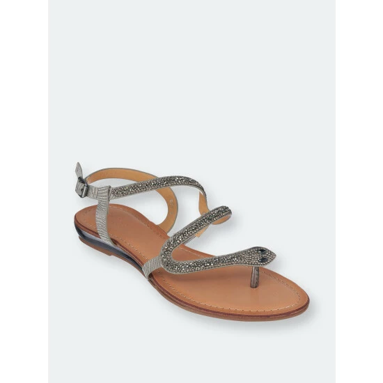 GC SHOES Sky Black Flat Sandals 3 GC SHOES Sky Black Flat Sandals