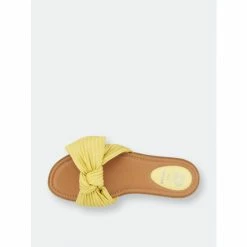 GC SHOES Dani Yellow Flat Sandals -GC SHOES Shop unnamed file 980
