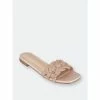 GC SHOES Dana Rose Gold Flat Sandals Rosegold -GC SHOES Shop unnamed file 982