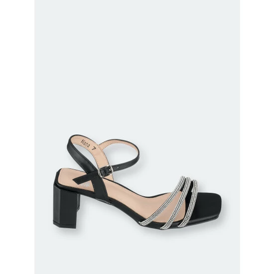 GC SHOES Nana Black Heeled Sandals 4 GC SHOES Nana Black Heeled Sandals - Image 2